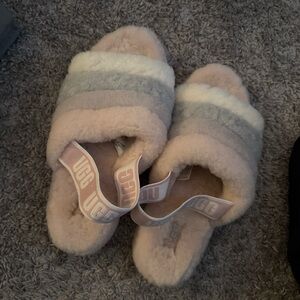UGG Plush Multi-Color Slippers